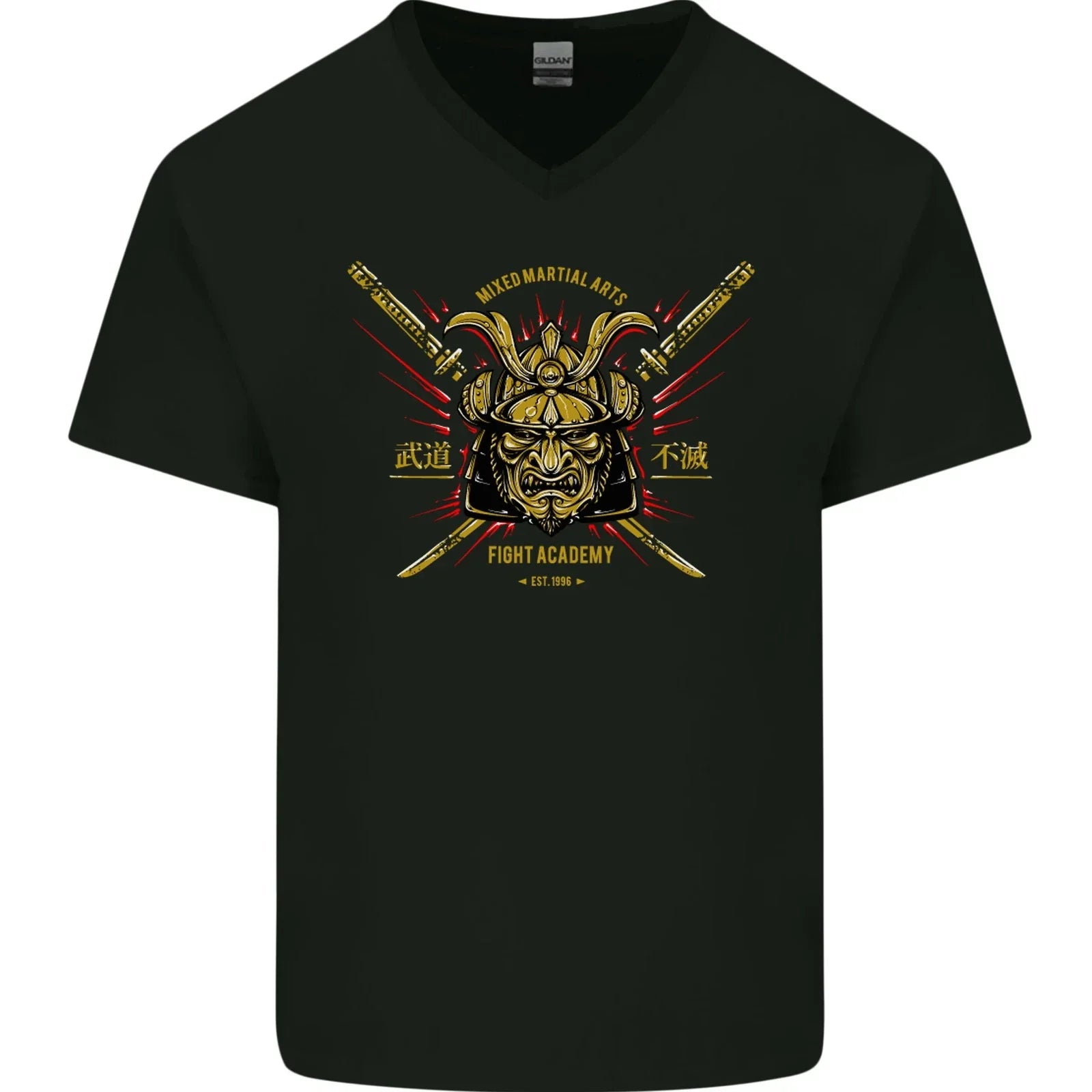 Mixed Martial Arts Fight Academy MMA Mens V-Neck - Adult & Kids T-Shirts, Sweatshirts & Hoodies apparel design preview 1