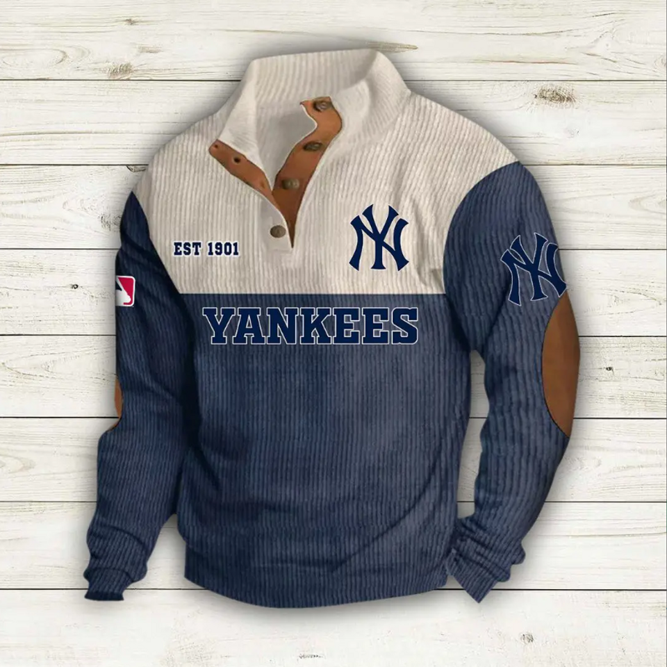 New York Y Baseball Corduroy Stand Collar - Adult & Kids T-Shirts, Sweatshirts & Hoodies apparel design preview 1