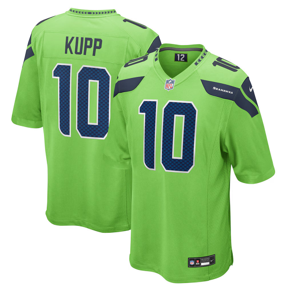 Cooper Kupp Seattle Seahawks Alternate Jersey - Neon Green football jersey product view 1