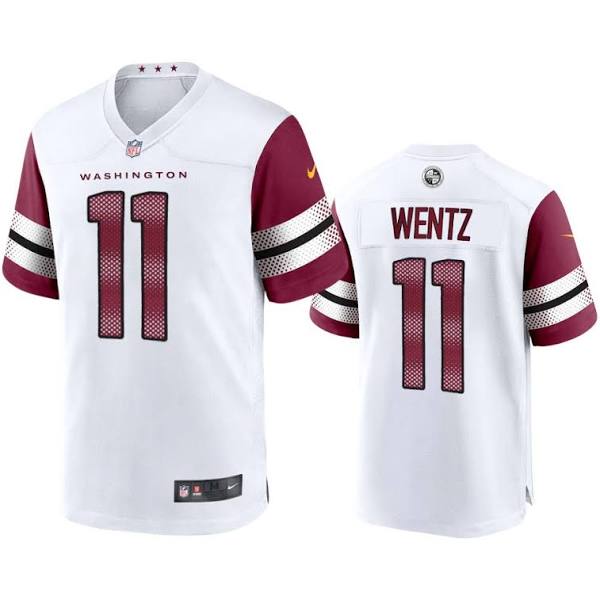 Cason Wentz Washington Commanders Jersey football jersey product view 1