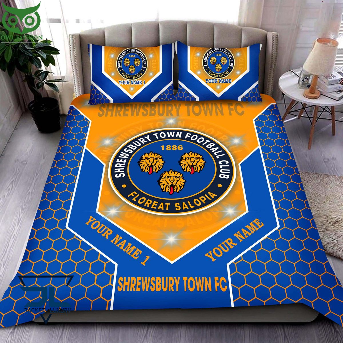 Shrewsbury Town EFL Football Custom Bedding Set - Adult & Kids T-Shirts, Sweatshirts & Hoodies apparel design preview 1