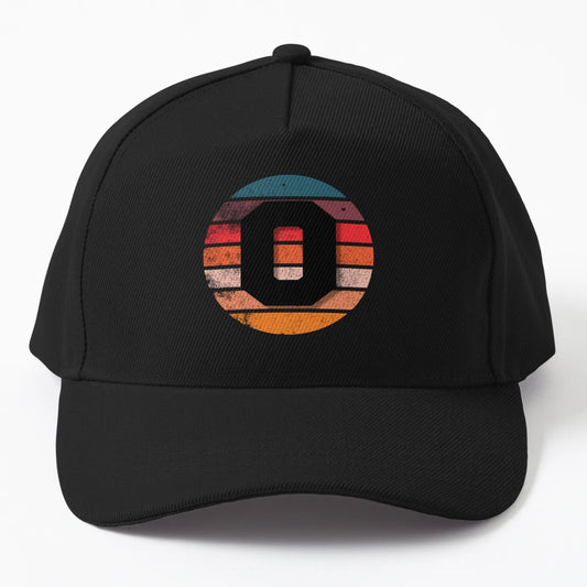 0 Number Sunset Zero Years Old Birthday New Era Snapback - Snapback, Trucker Hat, Dad Hat, Denim Baseball Cap