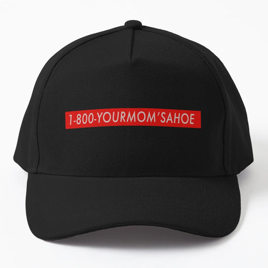 1 800 Your Moms Hoe OTTO Dad Hat - Premium Stitching - Snapback, Trucker Hat, Dad Hat, Denim Baseball Cap
