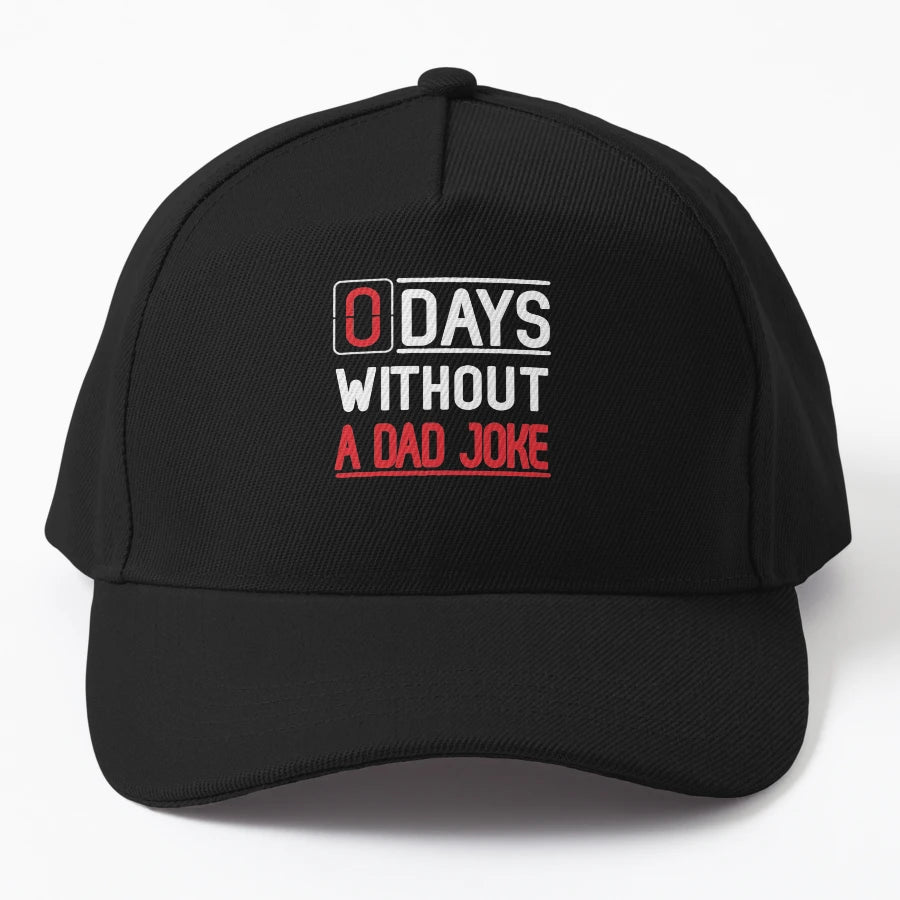 0 Days Without Dad Joke T Shirt OTTO Dad Hat - Vintage Style - Snapback, Trucker Hat, Dad Hat, Denim Baseball Cap
