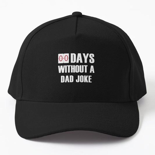 00 Days Without Dad Joke OTTO Dad Hat - Vintage Style - Snapback, Trucker Hat, Dad Hat, Denim Baseball Cap