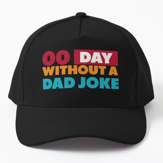 00 Day Without Dad Joke New Era Snapback - 6-Panel Cap - Snapback, Trucker Hat, Dad Hat, Denim Baseball Cap