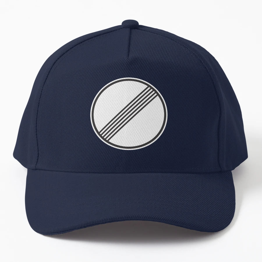 01A23 No Speed Limit Denim Baseball Cap - Aesthetic Design - Snapback, Trucker Hat, Dad Hat, Denim Baseball Cap