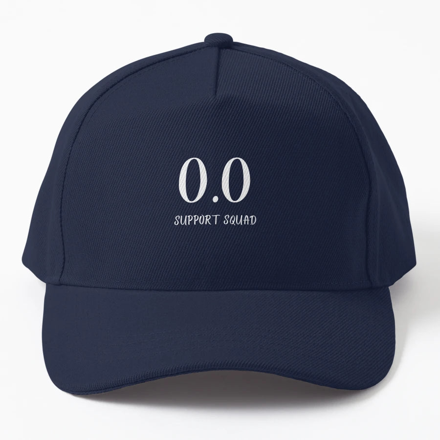 0 0 Support Squad Marathon I OTTO Dad Hat - 6-Panel Cap - Snapback, Trucker Hat, Dad Hat, Denim Baseball Cap