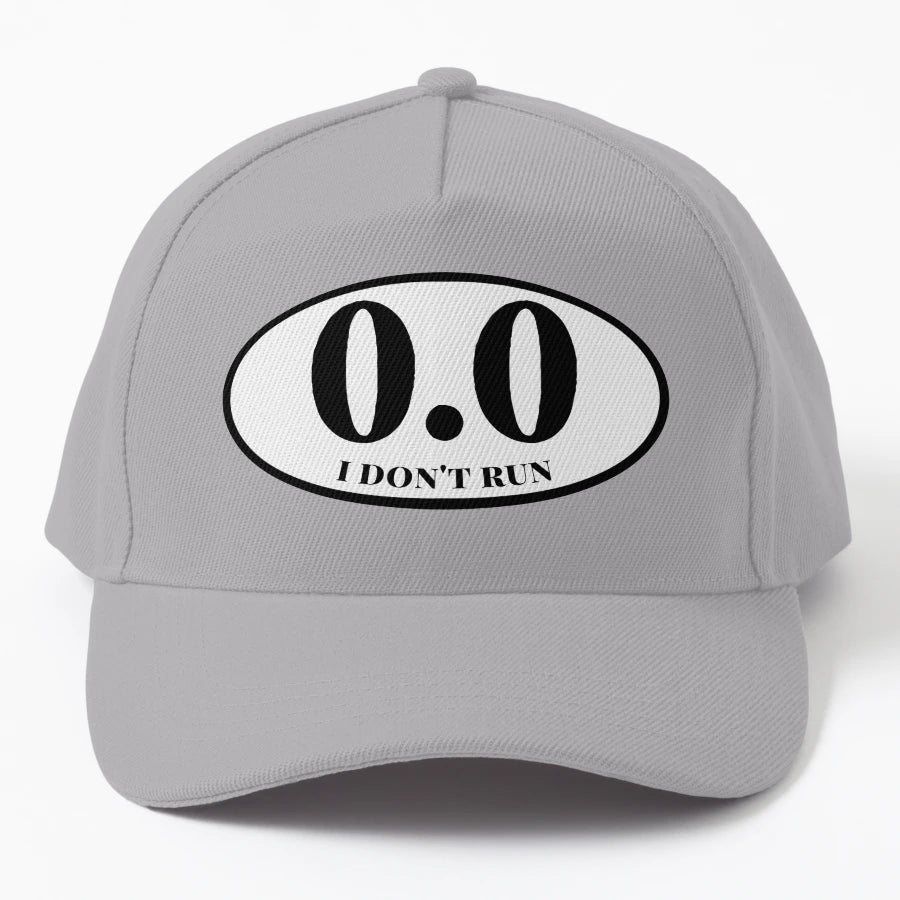 0 0 I Dont Run Marathons Trucker Hat - Breathable Mesh - Snapback, Trucker Hat, Dad Hat, Denim Baseball Cap