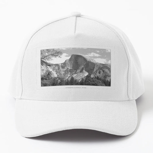 01 Yosemite Half Dome Denim Baseball Cap for Him - Staff - Snapback, Trucker Hat, Dad Hat, Denim Baseball Cap