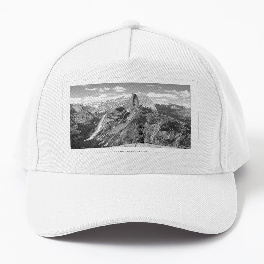 02 Yosemite Half Dome OTTO Dad Hat for Outdoor Lovers - Snapback, Trucker Hat, Dad Hat, Denim Baseball Cap
