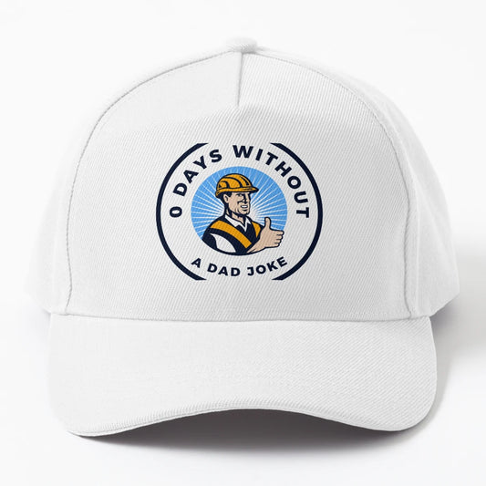 0 Days Without Dad Joke OTTO Dad Hat - Aesthetic Design - Snapback, Trucker Hat, Dad Hat, Denim Baseball Cap