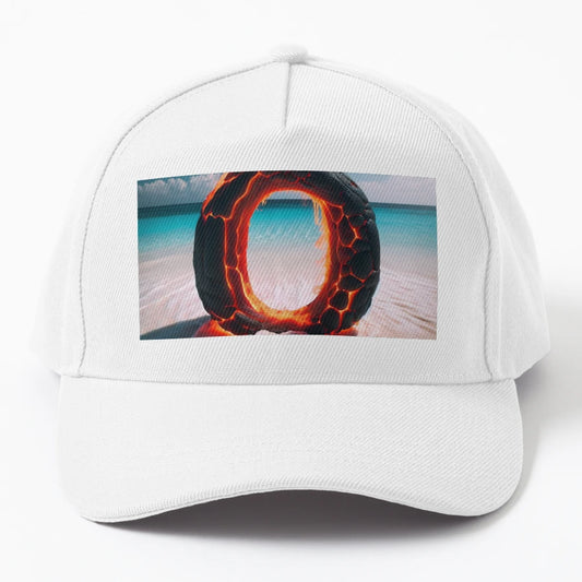 0 Beach Pristine Denim Baseball Cap for Outdoor Lovers - Snapback, Trucker Hat, Dad Hat, Denim Baseball Cap