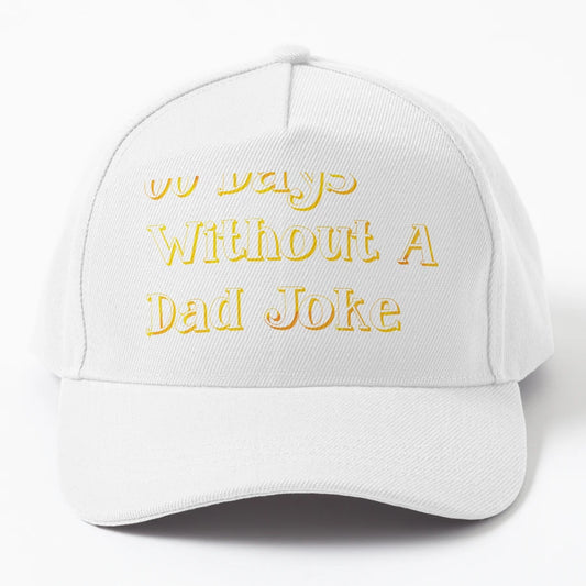 0 Days Without Dad Joke OTTO Dad Hat - Outdoor Style - Snapback, Trucker Hat, Dad Hat, Denim Baseball Cap