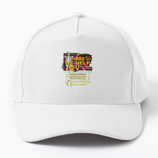 1 800 We Help U OTTO Dad Hat for Him - Staff Pick - Snapback, Trucker Hat, Dad Hat, Denim Baseball Cap