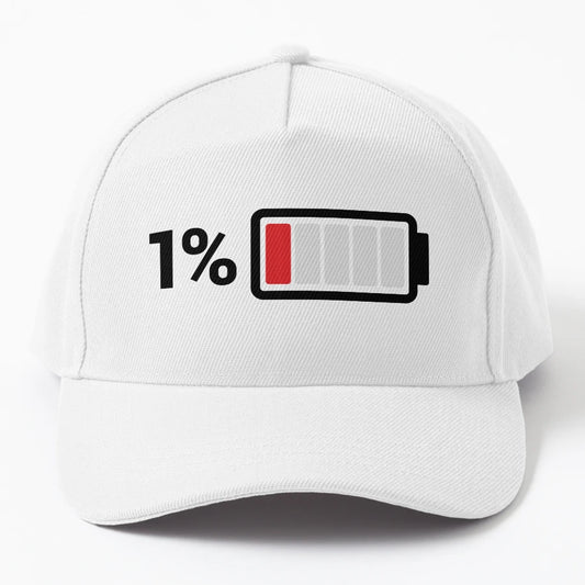 1 Battery Trucker Hat - Throwback Y2K Aesthetic - Snapback, Trucker Hat, Dad Hat, Denim Baseball Cap