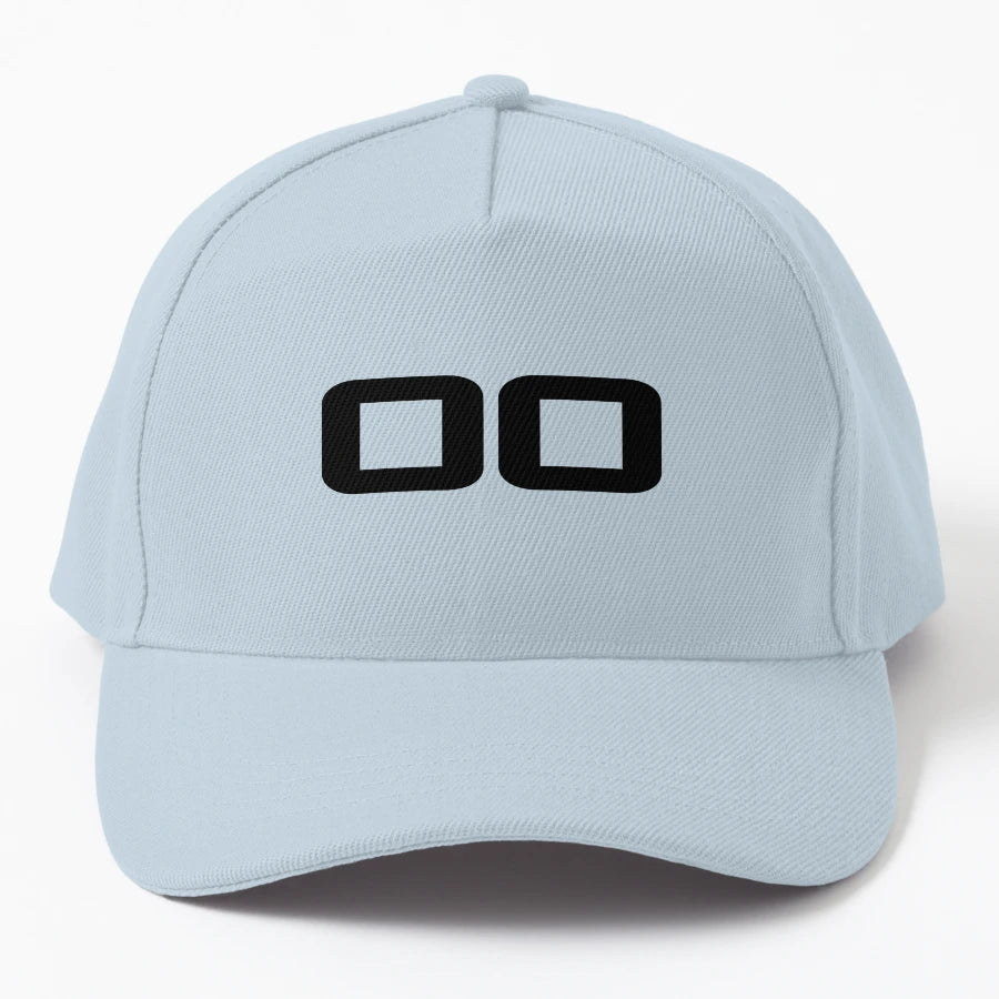 00 Zero Black Couter Strike Denim Baseball Cap - Aesthetic - Snapback, Trucker Hat, Dad Hat, Denim Baseball Cap