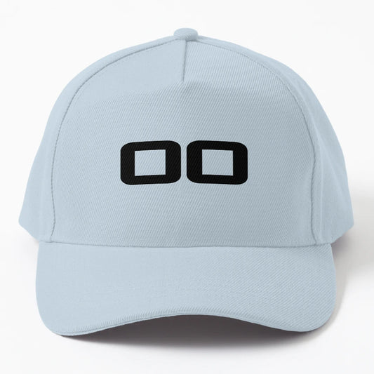 00 Zero Black Couter Strike Denim Baseball Cap - Aesthetic - Snapback, Trucker Hat, Dad Hat, Denim Baseball Cap