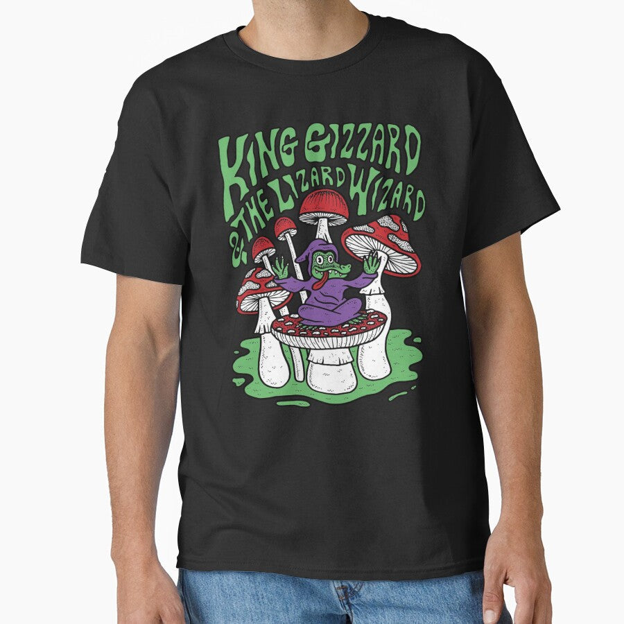 King Gizzard and the Lizard Wizard by vinakshiart - Adult & Kids T-Shirts, Sweatshirts & Hoodies apparel design preview 1