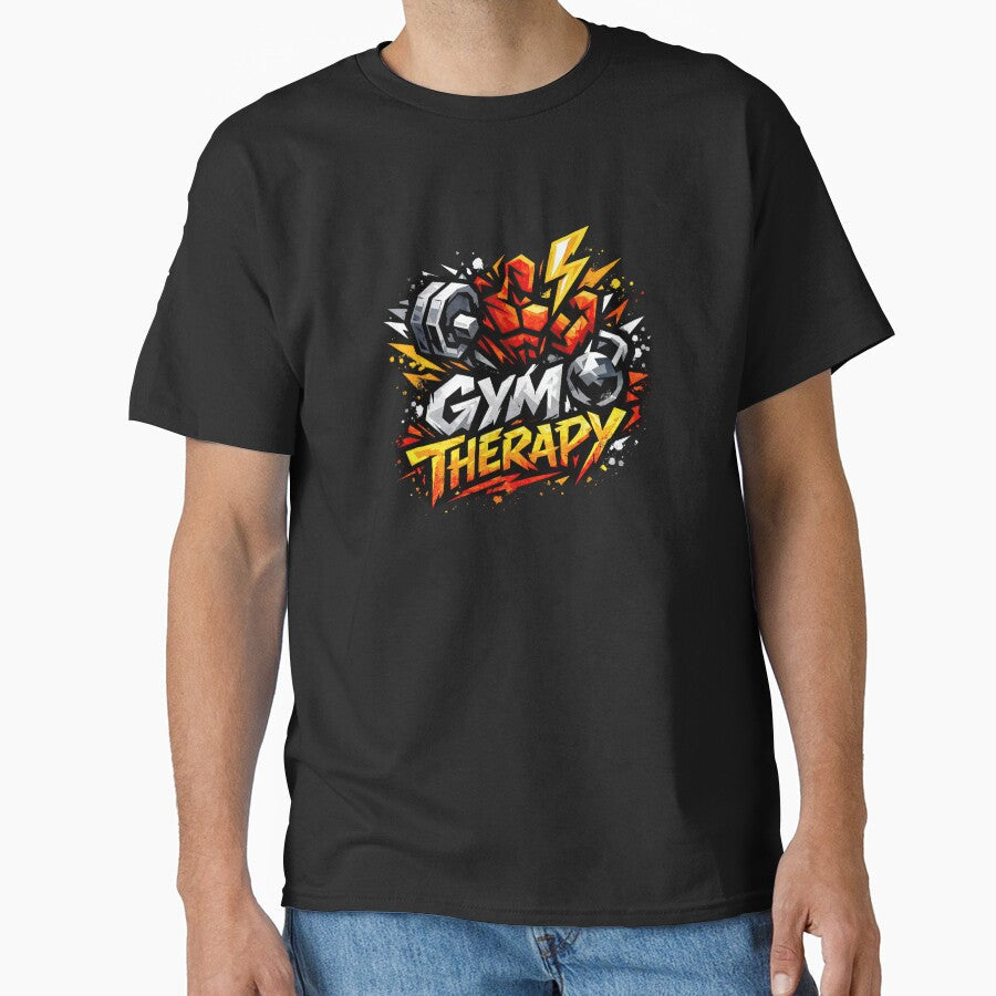 Gym Therapy Strength, Energy, and Release by - Adult & Kids T-Shirts, Sweatshirts & Hoodies apparel design preview 1