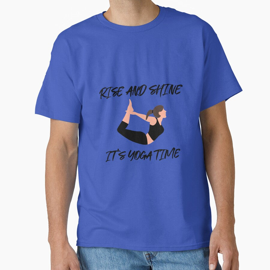Funny It's Yoga Time Design by RiseandShineTee - Adult & Kids T-Shirts, Sweatshirts & Hoodies apparel design preview 1