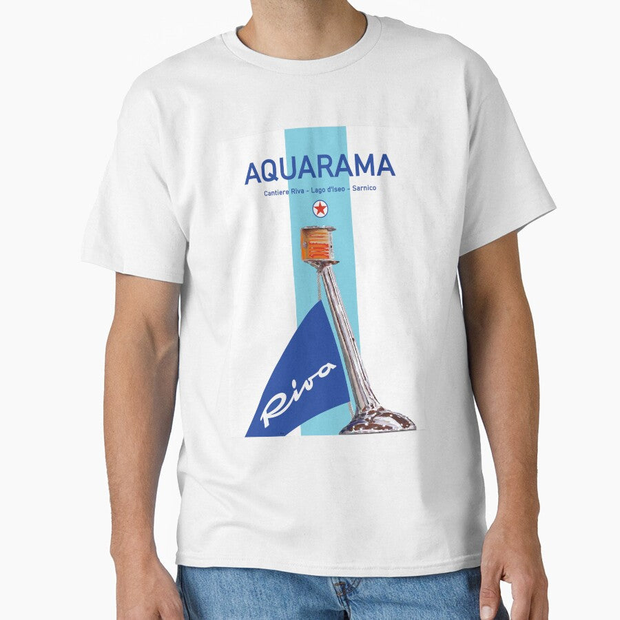 Riva Aquarama Italy Runabout Classic Yacht by PB Mary - Adult & Kids T-Shirts, Sweatshirts & Hoodies apparel design preview 1