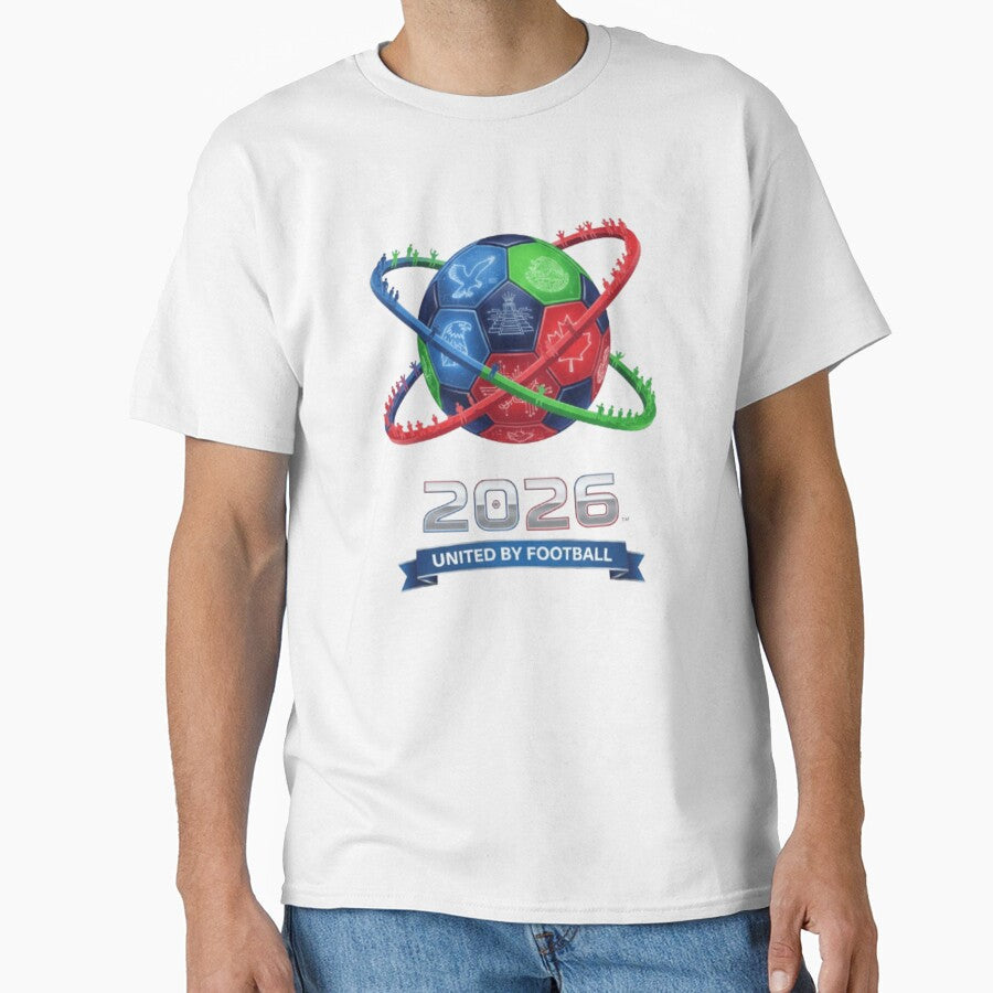 United by Football 2026 Global Connectivity Logo Bulk - Adult & Kids T-Shirts, Sweatshirts & Hoodies apparel design preview 1