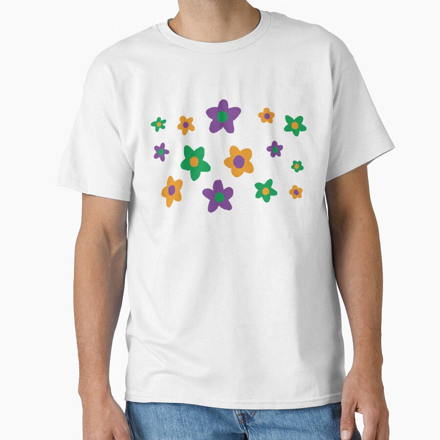 Colorful Flowers by emikat-art - Adult & Kids T-Shirts, Sweatshirts & Hoodies apparel design preview 1