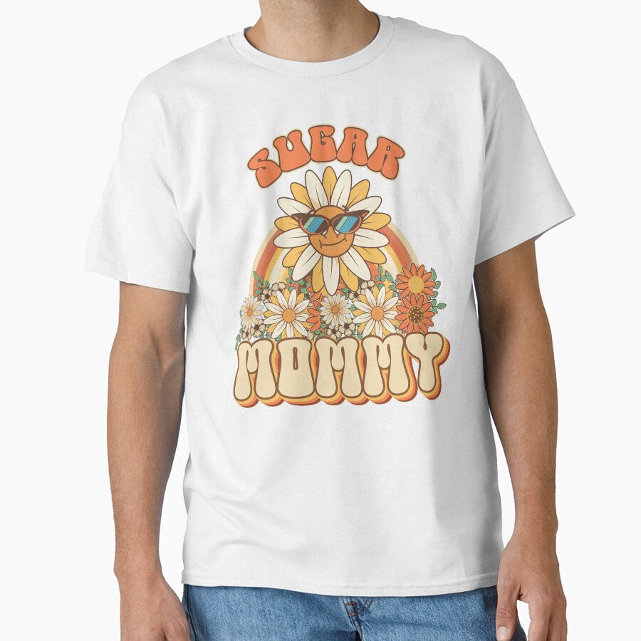Sugar mommy Retro quote gift for funny mother Vintage - Adult & Kids T-Shirts, Sweatshirts & Hoodies apparel design preview 1