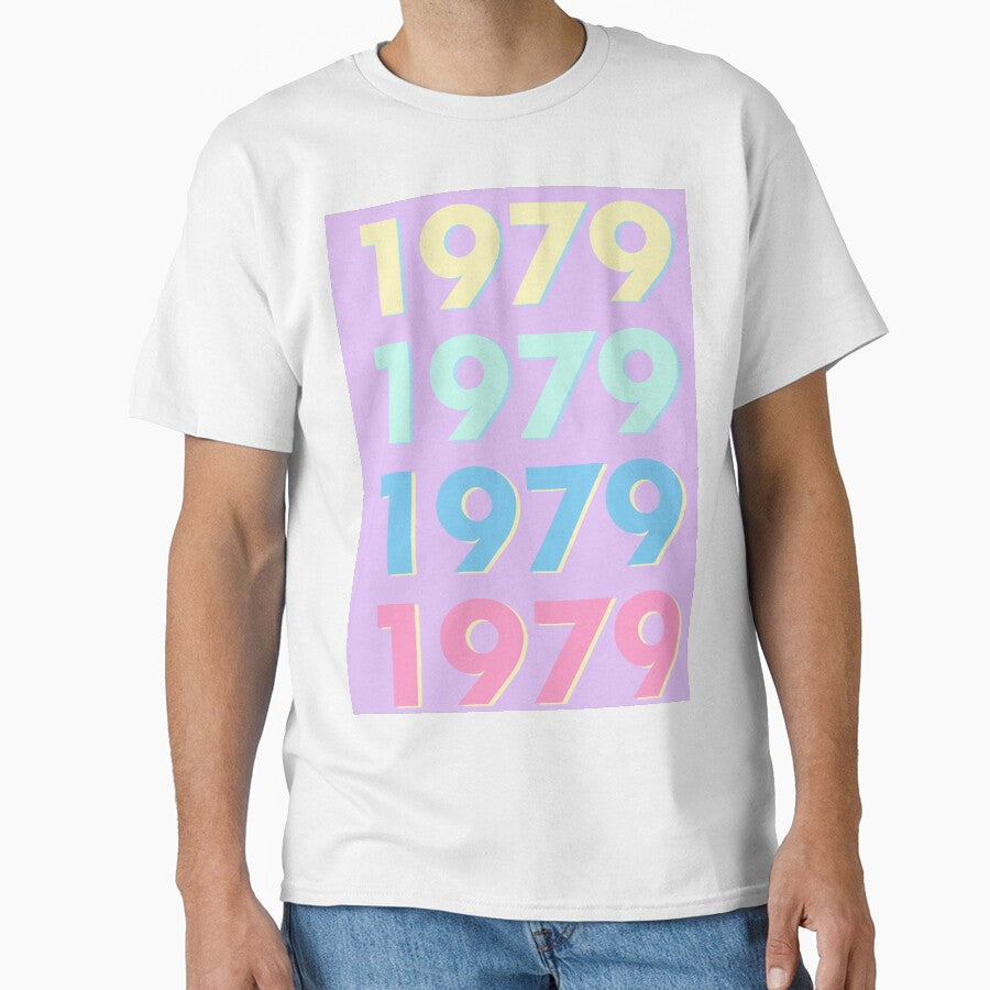 Pastel Time Capsule 1979 Retro Nostalgic Art Print by - Adult & Kids T-Shirts, Sweatshirts & Hoodies apparel design preview 1
