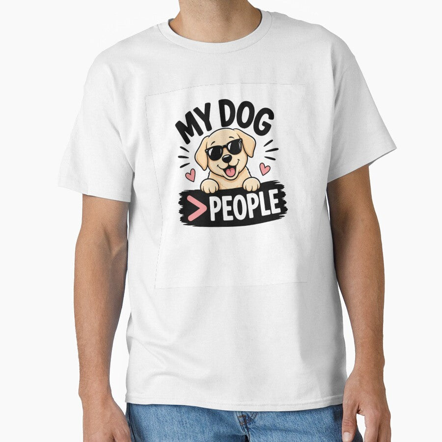 My Dog Is Better Than People Funny Lover Cute Puppy - Adult & Kids T-Shirts, Sweatshirts & Hoodies apparel design preview 1
