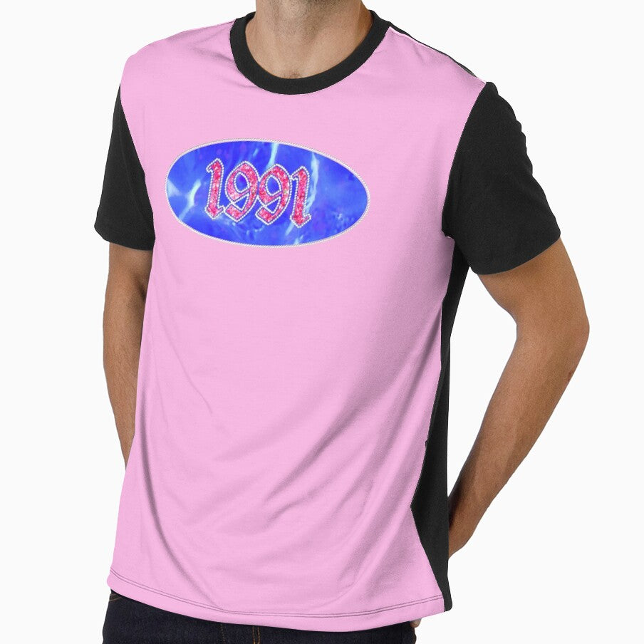 1991 Birth Year by POPHOLIC - Adult & Kids T-Shirts, Sweatshirts & Hoodies apparel design preview 1