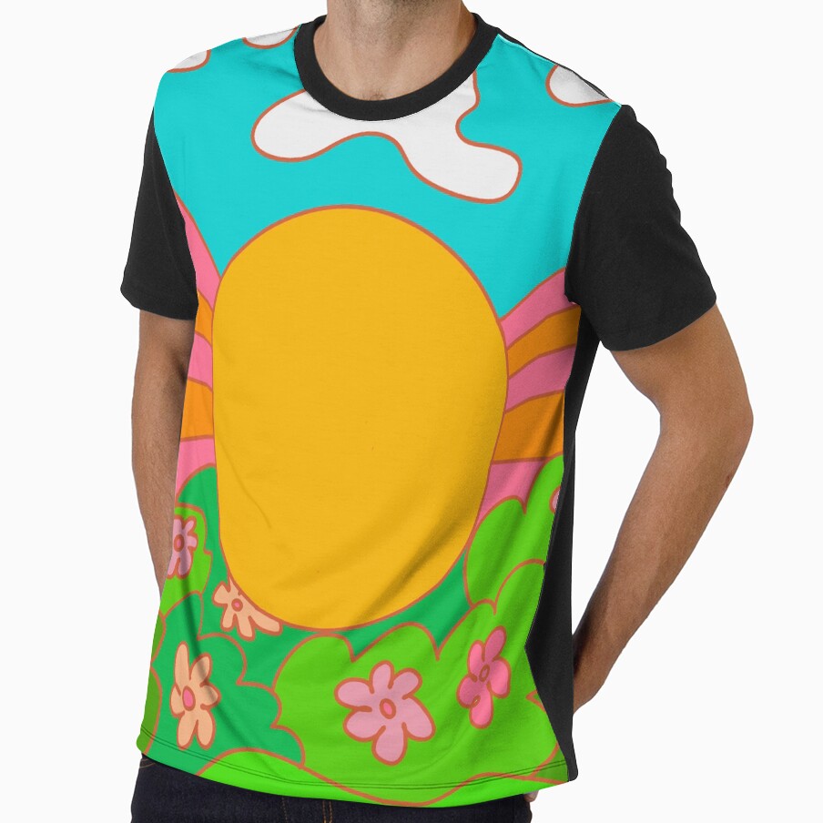 Retro Sunburst Collection Five by smithgirl - Adult & Kids T-Shirts, Sweatshirts & Hoodies apparel design preview 1