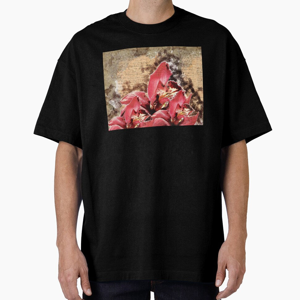 Pink Flower Abstract color by artdragongift 15 - Adult & Kids T-Shirts, Sweatshirts & Hoodies apparel design preview 1