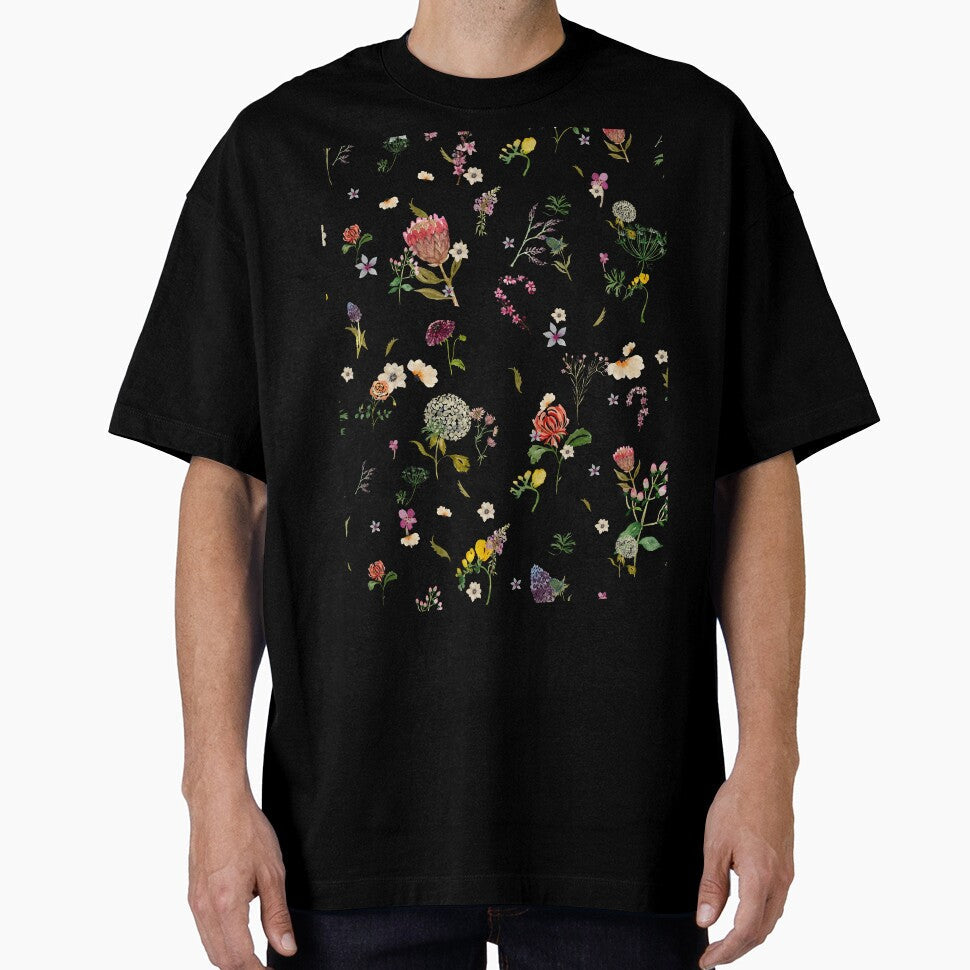Flowers nice seamless pattern by Yana Mustafina Boho - Adult & Kids T-Shirts, Sweatshirts & Hoodies apparel design preview 1