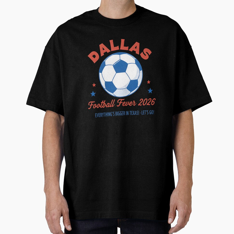 Dallas Texas 2026 Football Soccer USA by - Adult & Kids T-Shirts, Sweatshirts & Hoodies apparel design preview 1