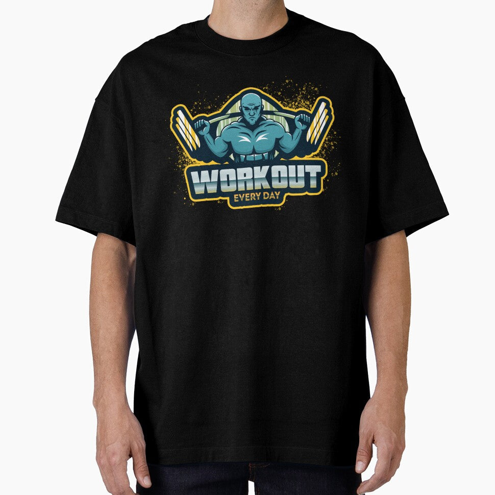 Workout everyday foto design by sreckov-desig - Adult & Kids T-Shirts, Sweatshirts & Hoodies apparel design preview 1