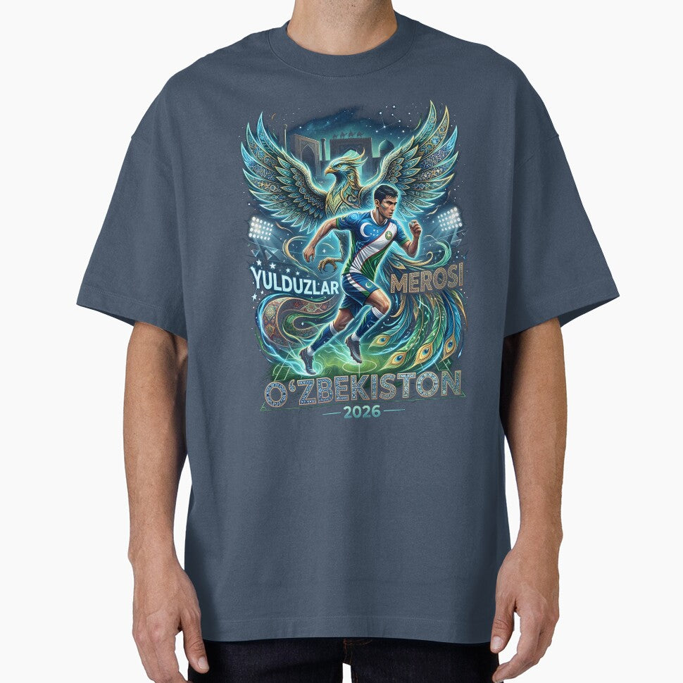 Heritage of Stars Uzbekistan World Cup 2026 by - Adult & Kids T-Shirts, Sweatshirts & Hoodies apparel design preview 1