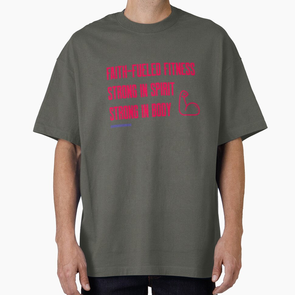 Christian fitness by dreamlandbuyers - Adult & Kids T-Shirts, Sweatshirts & Hoodies apparel design preview 1