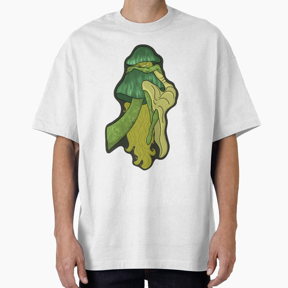 Parrot Waxcap Mushroom by Art Wraith - Adult & Kids T-Shirts, Sweatshirts & Hoodies apparel design preview 1