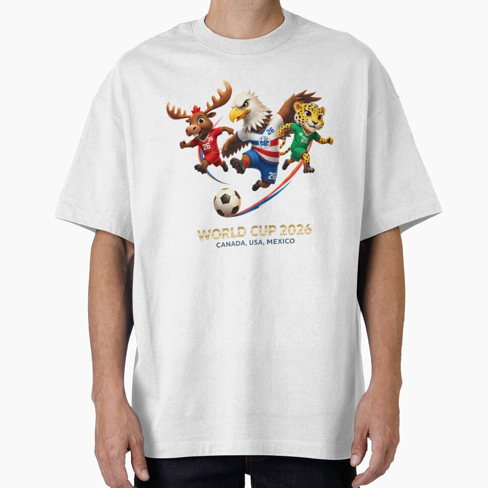 Aesthetic USA 2026 Cup North America Sticker, - Adult & Kids T-Shirts, Sweatshirts & Hoodies apparel design preview 1