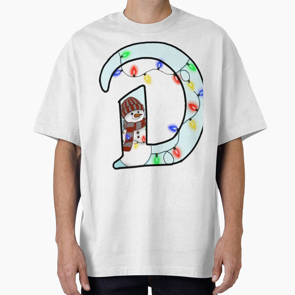 Holiday themed letter D by Artistkhg - Adult & Kids T-Shirts, Sweatshirts & Hoodies apparel design preview 1