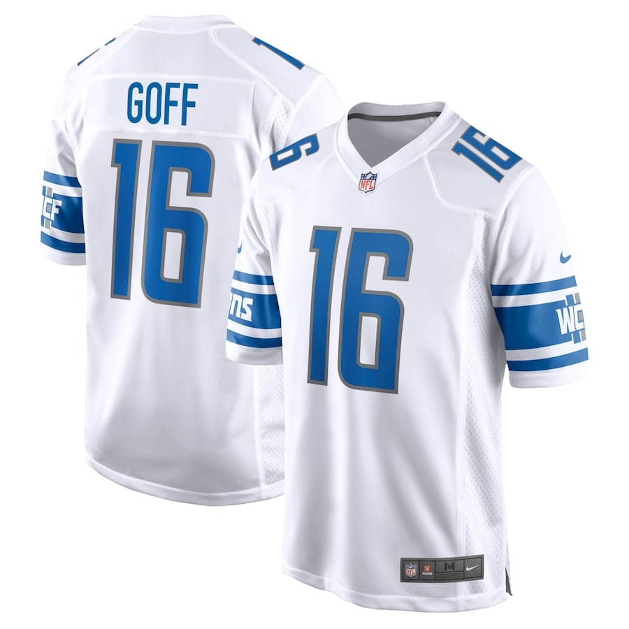 Jared Goff Detroit Lions Jersey football jersey product view 1