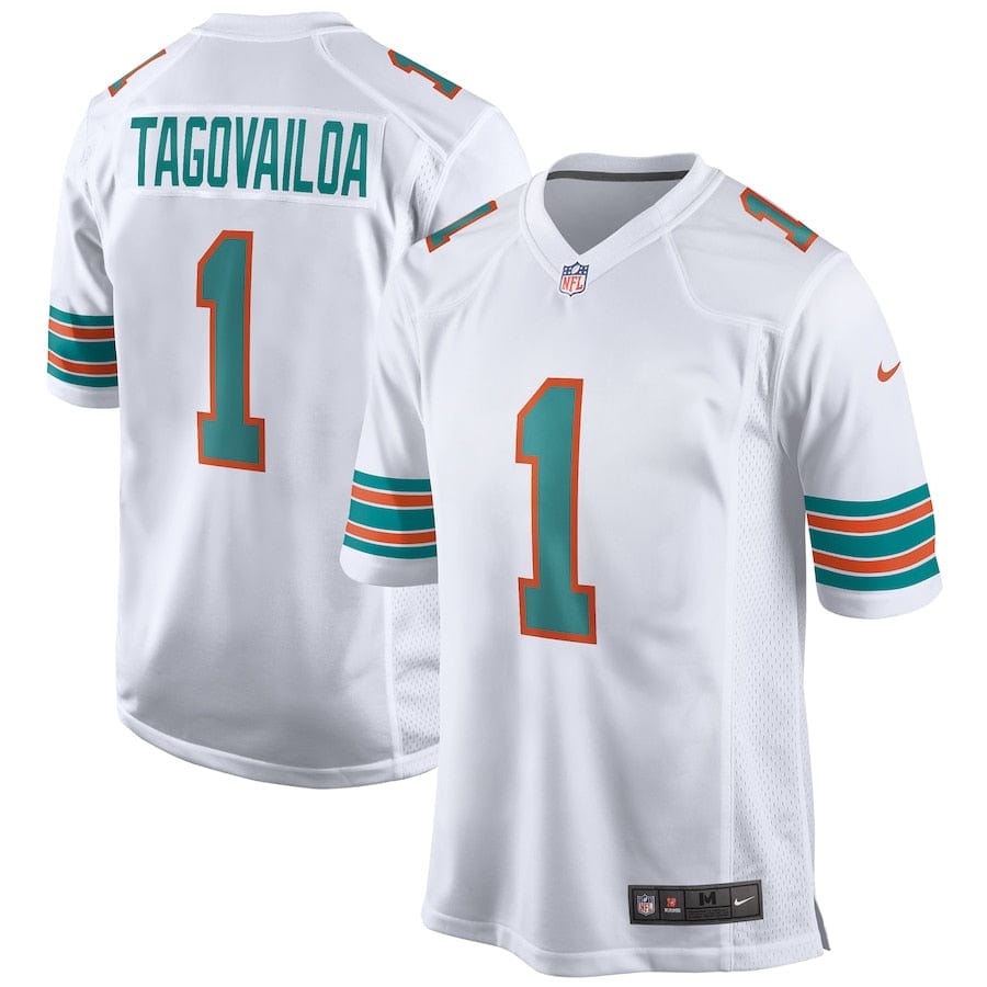 Tua Tagovailoa Miami Dolphins Jersey football jersey product view 1