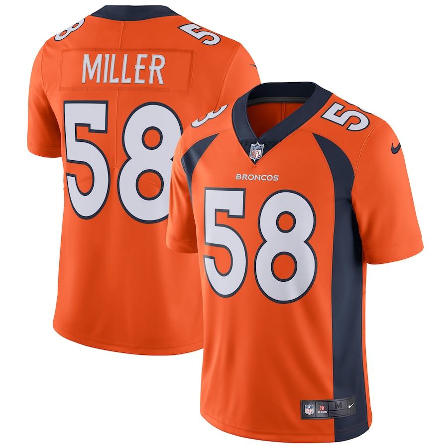Von Miller Denver Broncos Jersey football jersey product view 1