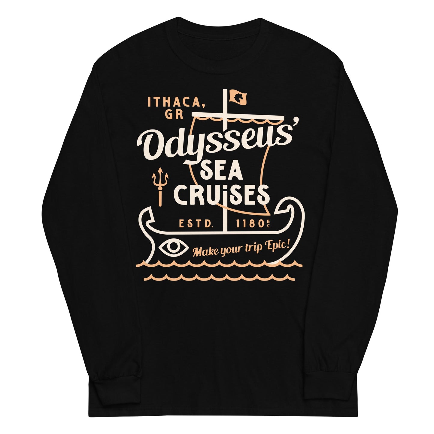 Odysseus Sea Cruises - Adult & Kids T-Shirts, Sweatshirts & Hoodies apparel design preview 1