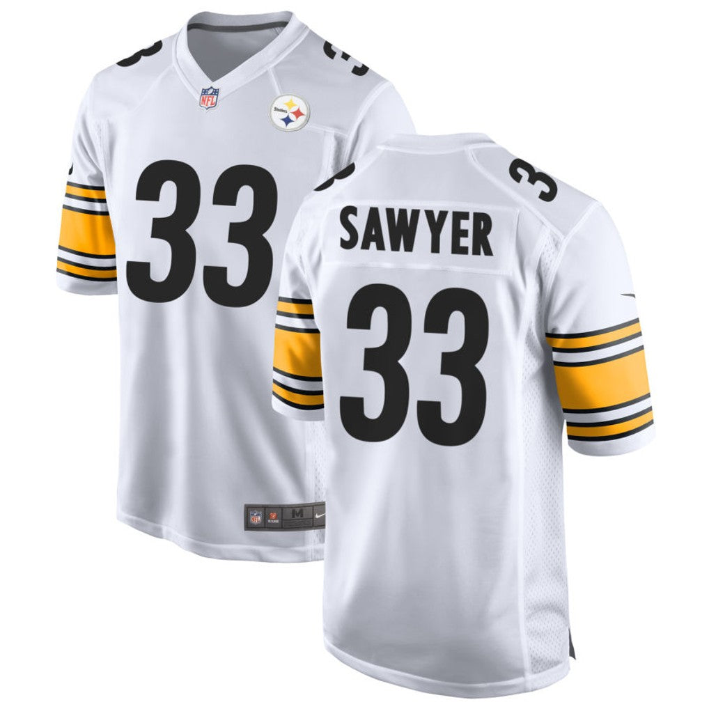 Jack Sawyer Pittsburgh Steelers Jersey - White football jersey product view 1