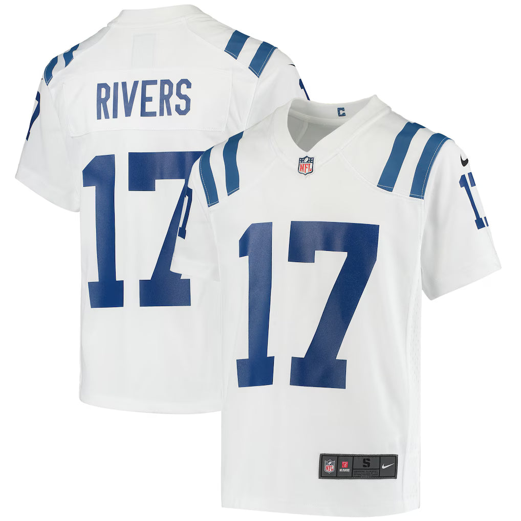 Philip Rivers Indianapolis Colts Jersey - White football jersey product view 1